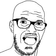 beard ear glasses open_mouth template tongue variant:unknown // 818x818 // 22.6KB