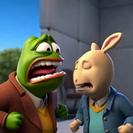 amphibian bat beating blood frog meds meta:ai_generated meta:gore meta:not_oc nas:baxter nas:pepe pepe_the_frog scared screaming subvariant:dr_soystein variant:markiplier_soyjak // 560x560, 6s // 2.3MB