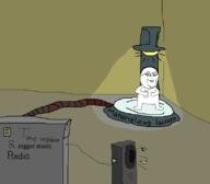 banana closed_mouth drawn_background full_body glasses hair redraw smile song soyjak text variant:gapejak // 800x700 // 63.5KB