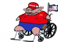 amerimutt crying flag:israel flag:united_states nas:amerimutt wheelchair // 707x514 // 263.2KB