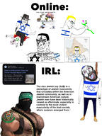 adolf_hitler anime blood brown_skin buff bufff closed_mouth clothes femboy feminine firearm flag:israel frog full_body glasses goyim gun hamas hanging hat hebrew hebrew_text hezbollah islam israel israeli israeli_flag jdl jewaryan jewish_defense_league jewish_nose jewish_star judaism laughing lebanon lehi mge mossad negev_(girls'_frontline) news nice_jewish_boy njb noose open_mouth palestine patch pepe salute shoe snake snipe sniper soyjak speech_bubble star_and_crescent star_of_david stubble subvariant:chudjak_front subvariant:muscular_chud subvariant:perceptive_chud subvariant:unbotheredchud tattoo tattoos team_fortress team_fortress_2 total_muslim_death tranny variant:bernd variant:chudjak war wholesome wikipedia yellow_hair zionism zionist // 3000x4000 // 848.2KB