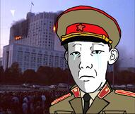 animated closed_mouth clothes collar_tabs communism crying ear epaulettes frown hammer_and_sickle hat irl_background kaskad kgb kuz live_on live_on_sharty military_uniform music music_parody necktie russia sad song sound soviet_army_uniform soviet_union soyjak star uniform variant:kuzjak video // 640x542, 260s // 29.8MB