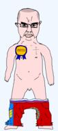 altai_krai award balding christianity eastern_orthodox flag flag:altai_krai flag:russia full_body glasses hair krai naked nsfw orthodox_cross peasant_rebellion_of_sorokino penis plant russia skinhead small_penis soyjak subvariant:chudjak_front subvariant:obsessedchud text transparent transparent_background underpants variant:chudjak wheat white_skin // 848x1911 // 73.4KB