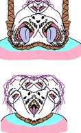 2soyjaks bloodshot_eyes crying flag:transgender_pride_flag glasses hanging mirrored mustache open_mouth purple_hair rope stubble tongue tranny unitinu variant:bernd yellow_teeth // 928x1516 // 111.1KB
