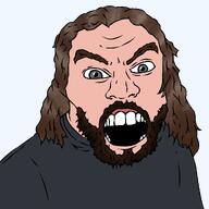 beard eyebrows gums hair jacksepticeye looking_at_you no_glasses nose open_mouth soyjak stubble teeth teeth_showing transparent_background variant:feraljak white_skin wrinkles youtuber // 1025x1025 // 287.0KB