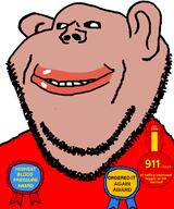 911 award brown_skin ear faggot lips mcdonalds medal obsession smile subvariant:impish_amerimutt text variant:impish_soyak_ears // 598x718 // 48.5KB
