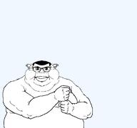 fat glasses hair holding_nothing subvariant:branigger template two_handed uncropped variant:brandon // 1056x992 // 15.6KB