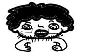 antialiased beautiful black_and_white hair iris smile thick_eyebrows variant:unknown // 534x300 // 56.4KB
