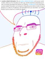 antenna artificial_intelligence computer cyberspace facebook gradient instagram meta robot serious terms_of_service variant:cobson // 2550x3300 // 1.7MB