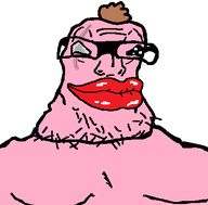 big_lips brown_hair closed_mouth cloudy_eye glasses hair oh_my_god_she_is_so_attractive pink_skin scar stubble transparent_background variant:lactoriajak // 406x400 // 6.7KB