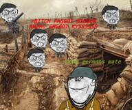 angry battle battlefield britannia british empire german_empire multiple_soyjaks rage subvariant:fun_sized_feraljak trench trench_gun trenches variant:feraljak variant:impish_soyak_ears war world_war_1 // 1408x1180 // 3.1MB