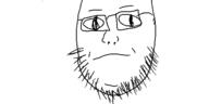closed_mouth glasses neutral oekaki soyjak stubble variant:unknown // 500x250 // 20.3KB