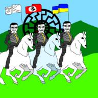 3soyjaks 6people antialiased art artist:rainhat artwork chud chuds conquerors flag:soy flag:nazi_germany flag:ukraine grass horse horseback_riding horses knight knights mountains paint_net painting riding sketch soldier soldiers sonnenrad subvariant:chudjak_front sun variant:chudjak // 1024x1024 // 56.0KB