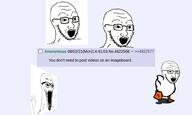 3dgifmaker 4chan 4soyjaks animal animated duck glasses open_mouth poyopoyo poyunpoyun qa_(4chan) screenshot shaking soyjak spin stubble subvariant:wewjak variant:soyak video // 1000x600, 4.2s // 1.5MB