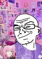 anime grin honkai_impact_3rd soyjak // 419x587 // 345.8KB