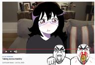 BRIMMIEST_COMMENTS_SECTION☣️☣️☣️_DO_NOT_ENTER☣️☣️☣️ artist:zarzour cancel_culture cancelled crying_blood crying_wojak fembooru fembooru_(user) youtube_thumbnail youtuber // 700x478 // 254.0KB