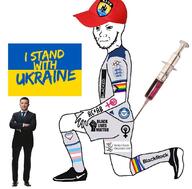 acab azov_battalion black_lives_matter blacked blackrock closed_mouth clothes coronavirus_pandemic england feminism full_body hat israel kneeling lgbt nike progress_pride_flag raised_fist_(symbol) soyjak stubble syringe tranny ukraine vaccine variant:soyak volodymyr_zelenskyy world_trade_organization // 1080x1062 // 113.0KB