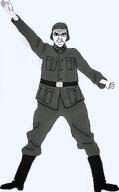 army belt boots buttons chud closed_mouth clothes feldgrau full_body german_uniform glasses helmet nazi_soldier nazism soldat soldier ss_runes stahlhelm third_reich transparent_background variant:chudjak wehrmacht wehrmacht_uniform wwii // 2160x3476 // 964.7KB
