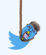 animal beak bird bloodshot_eyes blue blue_skin brown_hair crying dead glasses hair hanging logo meta:op_took_a_selfie_of_xerself mulatto_perm noose open_mouth perm rope series:x_inmigrants soyjak stubble suicide tongue tranny transparent_background twitter twitter_immigrant variant:bernd xitter xitter_immigrant yellow_teeth zoomer // 469x567 // 34.4KB