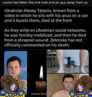 award brown_skin brown_troonjak candies countrywar flag flag:ukraine hanging hohol hoholcaust irl irl_photo meta:tagme oink open_mouth purple_hair rope slopjak stubble subhuman suicide text tranny ukraine variant:bernd // 1284x1356 // 441.4KB