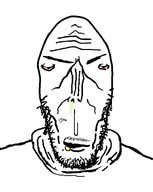 aliased angry bald bloodshot_eyes booger clothes drool eyebrows frown lips looking_at_you mustache no_glasses nose open_mouth remastered series:muttverse series:remastered_soyjaks stubble subvariant:balkanmutt subvariant:euromutt template transparent_background variant:markiplier_soyjak white_skin wrinkles // 1039x1300 // 71.0KB