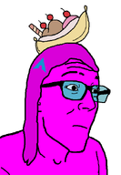 admin arch_linux banana banana_split_ice_cream female glasses magenta_skin neutral no_stubble quote quote_(user) quote_admin transparent_background variant:esam // 431x620 // 33.3KB