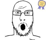 beard glasses meta:tagme mouth_open nuvariant variant:gafjak variant:unknown // 731x635 // 94.9KB