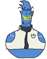 beak berdly_(deltarune) bird blue_skin clothes deltarune smile variant:boingjak video_game // 678x851 // 14.7KB