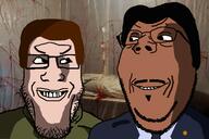 are_you_soying_what_im_soying blood brown_hair brown_skin clothes dead dexter dexter_morgan evil glasses green_shirt knife meta:tagme miami miguel_prado murder mustache suit variant:gapejak variant:markiplier_soyjak white_skin // 1200x800 // 332.8KB