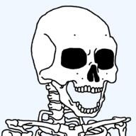 open_mouth series:skeletonjaks skeleton skull soyjak variant:soyak // 1000x1000 // 23.1KB