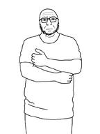 angry beard big closed_mouth fat glasses irritated meta:not_oc soyjak variant:unknown // 608x810 // 11.4KB