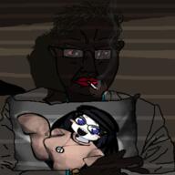 arm brown_hair brown_skin cigarette clothes dark dark_skin glasses hair mustache pillow red_eyes ryan_gosling shadow smoke smoking stubble suit trend:jartycuck variant:chudjak variant:soytan watch wrinkles // 384x384 // 79.6KB