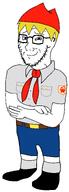 arm arms_crossed clothes crossed_arms emblem hat nate necktie smug stand standing that_one_fucking_picture_of_nate_being_a_smug_little_bastard variant:soyak yellow_hair // 846x2338 // 85.4KB