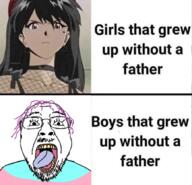 anime blue_eyes comic ear facial_mark father fishnet flag glasses goth gothsuka hair hair_ornament heart heart_facial_mark neon_genesis_evangelion no_father_figure open_mouth purple_hair souryuu_asuka_langley soyjak stubble text tongue tranny variant:bernd yellow_teeth // 867x835 // 196.0KB