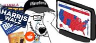 bernie_sanders bluey crying donald_trump harry_potter joe_biden kamala_harris reddit tim_walz united_states variant:soyak // 1125x511 // 143.4KB