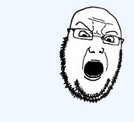angry bald forehead_lines gaping_mouth glasses nuvariant stubble traced variant:unknown // 592x539 // 59.8KB
