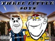 album_cover artist:sabiopajin beanie ear famous flashing_lights gangster glasses grills icbm inter_milan maltese_cross mansion meta:tagme music no_more_brother_wars paparazzi parental_advisory parody rap red_carpet rolling_loud soccer stubble subvariant:brunetto sunglasses sweden tattoo user=sabiopajin variant:bernd variant:impish_soyak_ears // 1360x1020 // 907.9KB