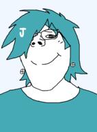 blue_hair female glasses hair looking_at_you my_life_as_a_teenage_robot nickelodeon robot smile subvariant:terryjak // 870x1174 // 59.8KB