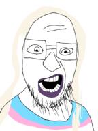anarchist bald faggot glasses latinx nas sjw stubble troon variant:soyak // 1536x2048 // 152.2KB