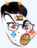 acne dirty_mouth faggot flag:lgbt_pride_flag glasses homestuck_pedo meta:the_fact_that_this_wasn't_posted_here_before_is_fucking_astonishing queer_pedo queerslop red_eyes reddit seething stubble tumblr twitter ugly variant:tumblr_pedoteen zoomer_hair zoomercuck // 1440x1851 // 729.9KB