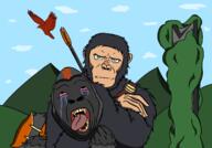 ape artist:sepraf chimpanzee gorilla meta:tagme monkey planet_of_the_apes variant:bernd // 1550x1080 // 366.1KB