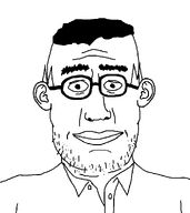 closed_mouth clothes cobson_killer ear eyebrows forehead_lines glasses hair lips nose smile stubble variant:unknown // 866x974 // 23.4KB