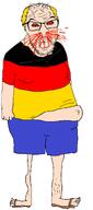 fat flag:germany full_body glasses looking_at_you seething variant:feraljak // 736x1664 // 412.8KB