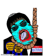 ack animated award blue clothes dark_skin epx7fclhdrp_(namefag) gill_koyim_(namefag) glasses glowing hello_my_name_is_(sticker) meta:gifspam meta:leaky meta:namefags poyopoyo red_eyes rope subvariant:hunky_twink_sex_machine suit sunglasses variant:alicia // 327x400 // 552.5KB