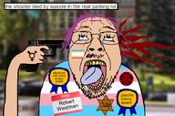 ack award blood flag:minor_attracted_person flag:transgender_pride_flag gun kike pedophile pistol robert_westman satanism school_shooter suicide tongue variant:bernd // 687x453 // 404.3KB