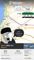 arabic_text arm beard crying flag:free_syrian_army free_syrian_army golan_heights hand hebrew_text iran islam israel lebanon map open_mouth shia speech_bubble subvariant:muscular_chud sunni syria teeth tehran text variant:chudjak variant:soyak // 743x1280 // 135.2KB