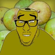 amla food fruit glasses series:fruiterz! series:operation_fruitjak soyjak variant:slitherjak wrinkles // 1024x1024 // 1021.1KB