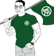 451 a10 chud clothes fahrenheit_451 green jawline klub_451 mogger nationalism omladina_451 serbia smile smirk srbija third_positionism variant:chudjak омладина_451 // 1211x1251 // 334.0KB