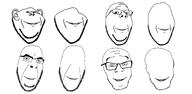 4soyjaks calarts comparison happy looking_at_you parody smile soyjak subvariant:wholesome_soyjak variant:cobson variant:feraljak variant:gapejak variant:impish_soyak_ears // 3591x1756 // 596.9KB