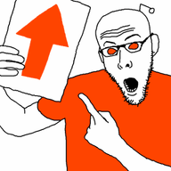 animated antenna arrow blue_eyes blue_shirt blurple clothes cyan downvote ext=gif grin holding_object holding_paper imgflip imgflip.com leftvote meta:not_oc orange_eyes orange_shirt paper reddit redditard rightvote smile smirk teeth upvote variant:koolson white_skin yellow_eyes yellow_shirt // 500x362 // 76.2KB